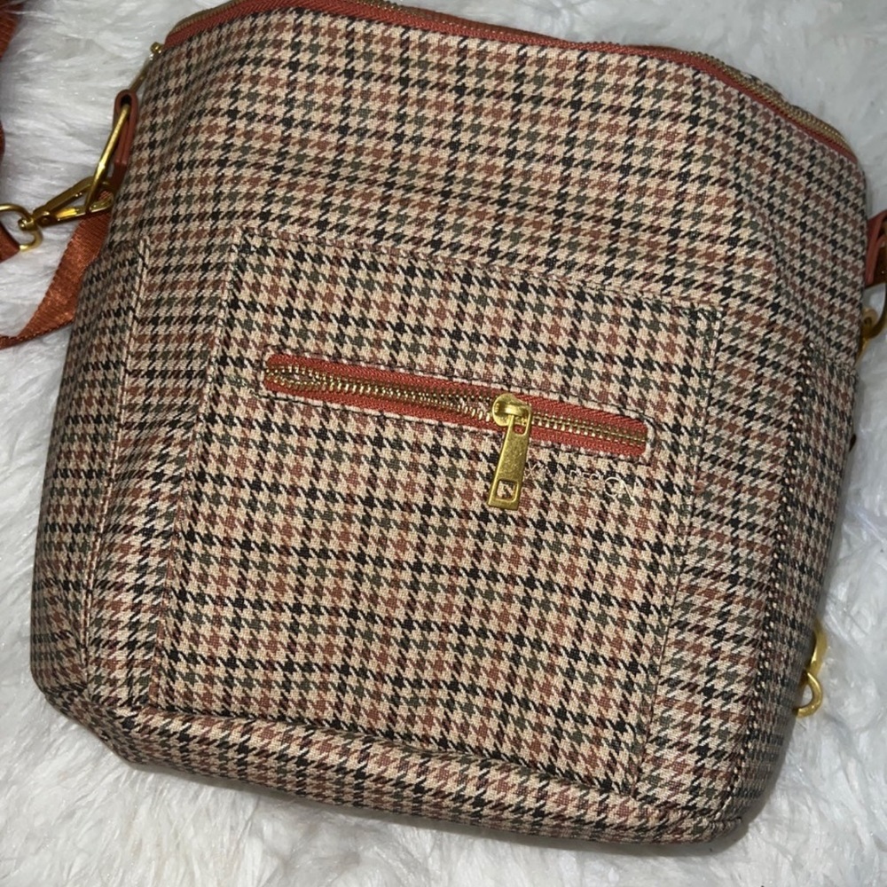 Fawn design mini plaid